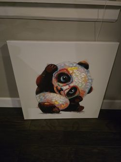 Panda Painting Wall Art