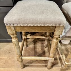 Upholstered Barstools - 6 Stools