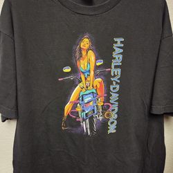 Medium Black Harley Davidson T-Shirt of carroll size XL