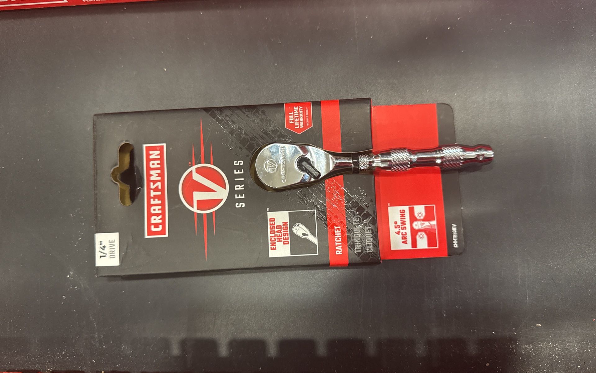CRAFTSMAN 1/4 V Series Compact Ratchet 