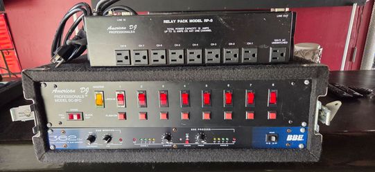 DJ/Band case with light controller &BBE Sound Maximizer
