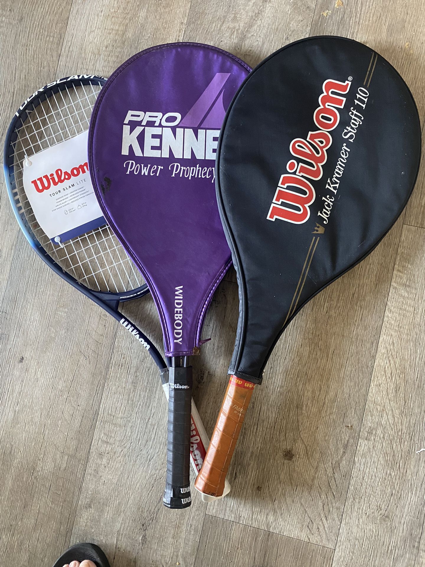 3 Tennis Rackets, Used Great Condition