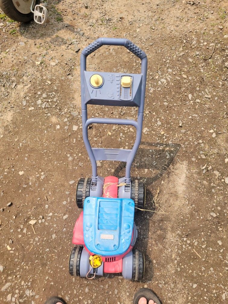 Stroller and Lawn Mower