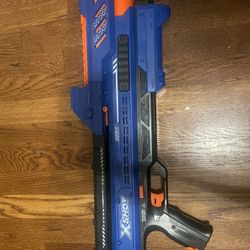 X-Shot Nerf Gun Blue Shotgun