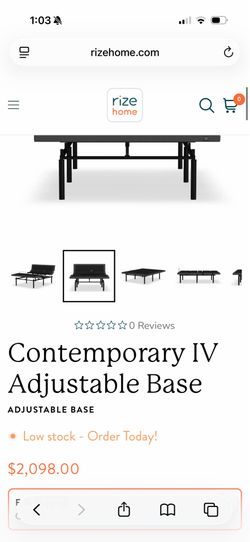 Adjustable bed frame