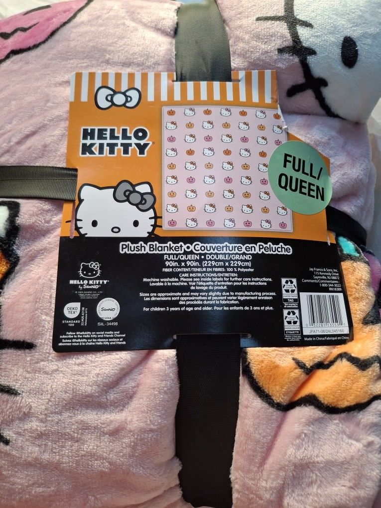 Hello Kitty Halloween Blanket