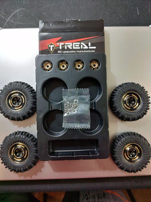 RC 1.0 Inch Scale Wheels/Tires Treal/Rc4wd 