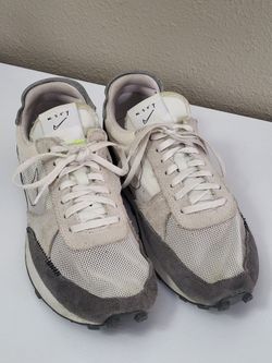 Nike Daybreak Type N.354 Shoes Men Sz 7.5 White & Gray Suede Mesh