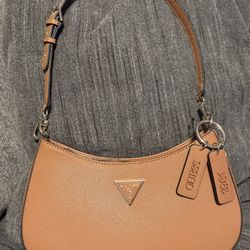 Guess Noelle Brown Shoulder Purse