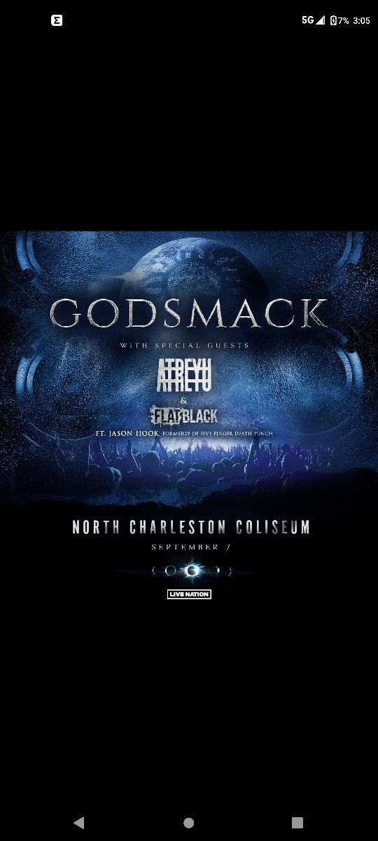 Godsmack Tickets