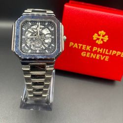 Patek Designer Watch Nautilus Skeleton *Box Included*