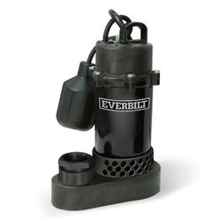 Everbilt 1/2 HP Aluminum Sump Pump Tether Switch HDSP50W