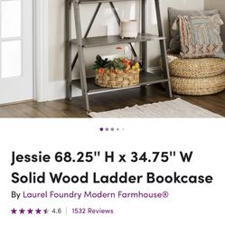 Wayfair Ladder Book Shelf (NO HARDWARE)