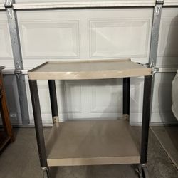 Metal 2 Tier Utility Rolling Cart. Very sturdy