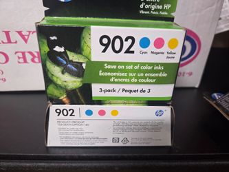 HP 902 Tri Color Ink Cartridges 3 Pack