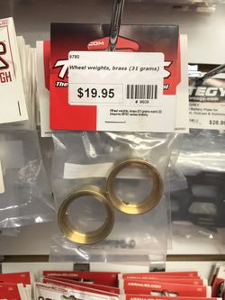 Traxxas TRX4M Wheel Weights, Brass (31 grams) @ Parkflyers RC Hobby Shop in Lakewood NJ