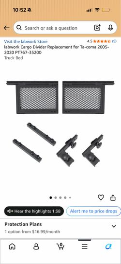 Labwork Cargo Divider for Toyota Tacoma 2005-2020