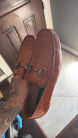 Alligator loafers 10.5