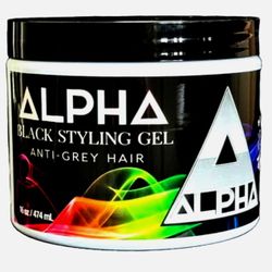 ALPHA Alpha Anti-Grey Hair- Covers Gray Hair - Styling Gel 16 Oz