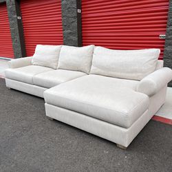 Pottery Barn Sectional Sofa Couch - Delivery Available 🚚