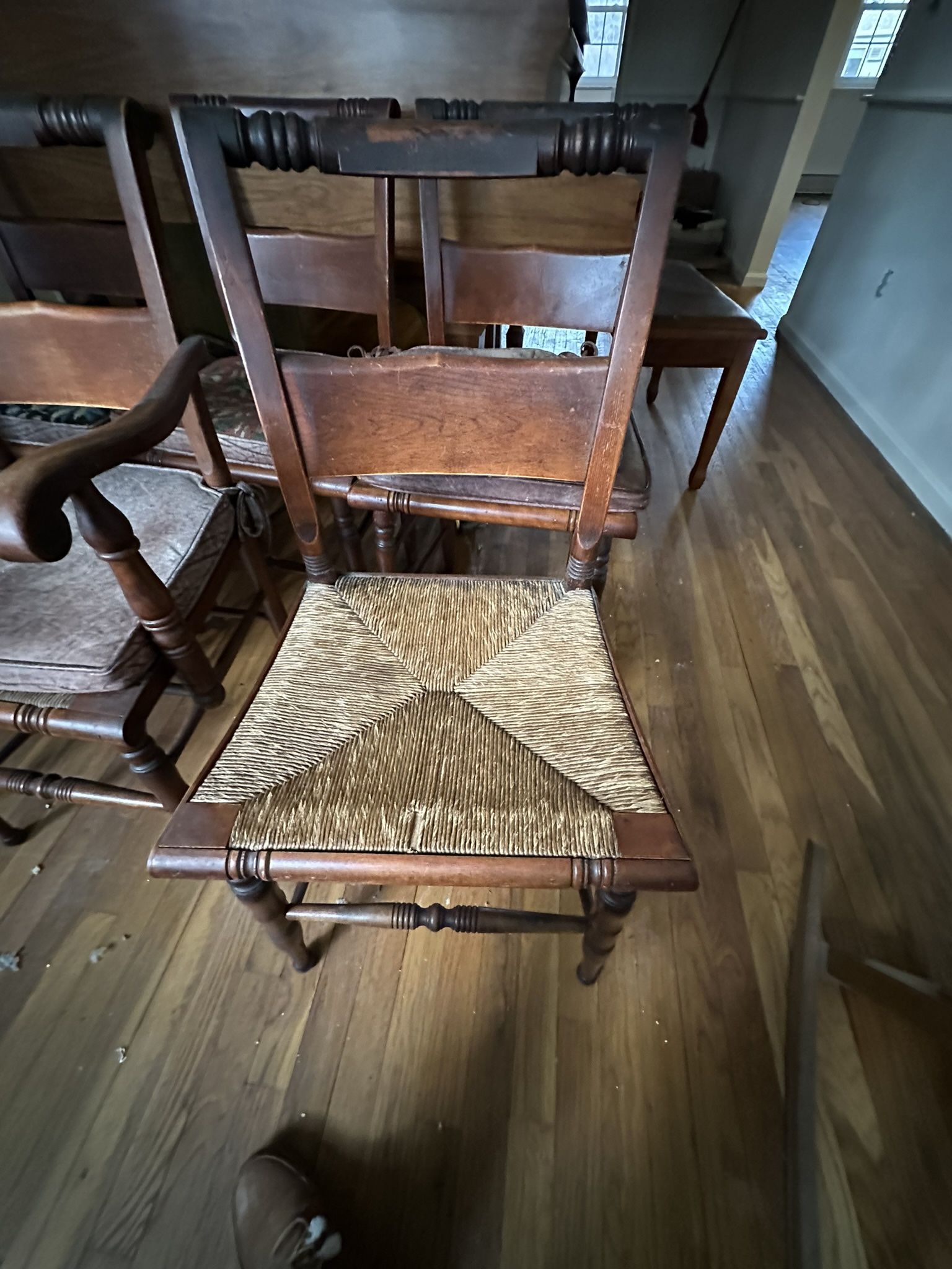 Antique Vintage Cane Dining Chairs