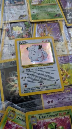 CLEFAIRY *MINT CONDITION* HOLO Pokemon Card - Base Set **RARE COLLECTABLE ITEM