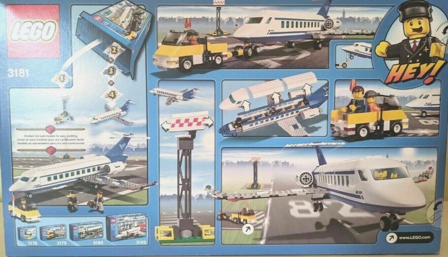 LEGO City, Passenger Plane Set, 3181