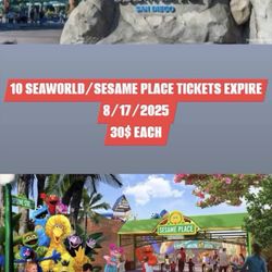 Seaworld/sesame Place Tickets 
