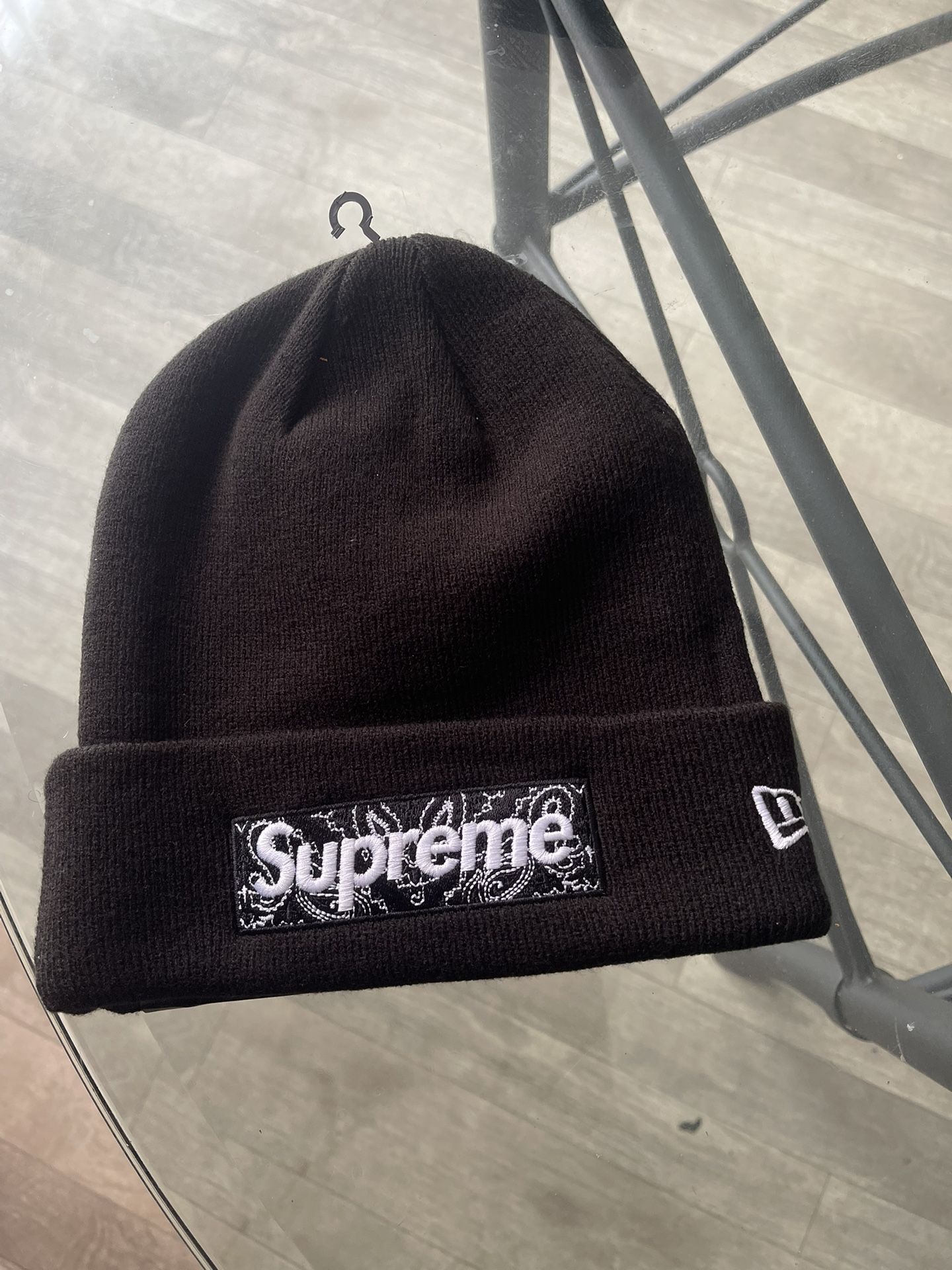 Black Bandana Supreme Beanie Brand New