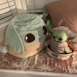 Squishmallow Grogu Set Star Wars