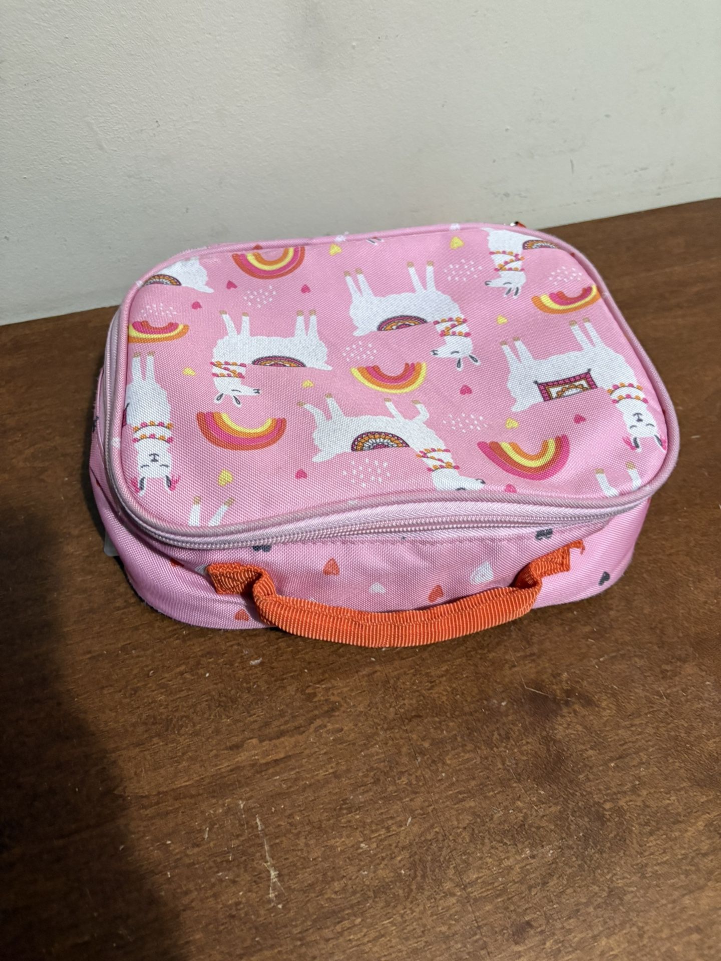 Pink Llama Lunch Bag