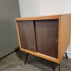 Mid Century Modern Record Storage Cube