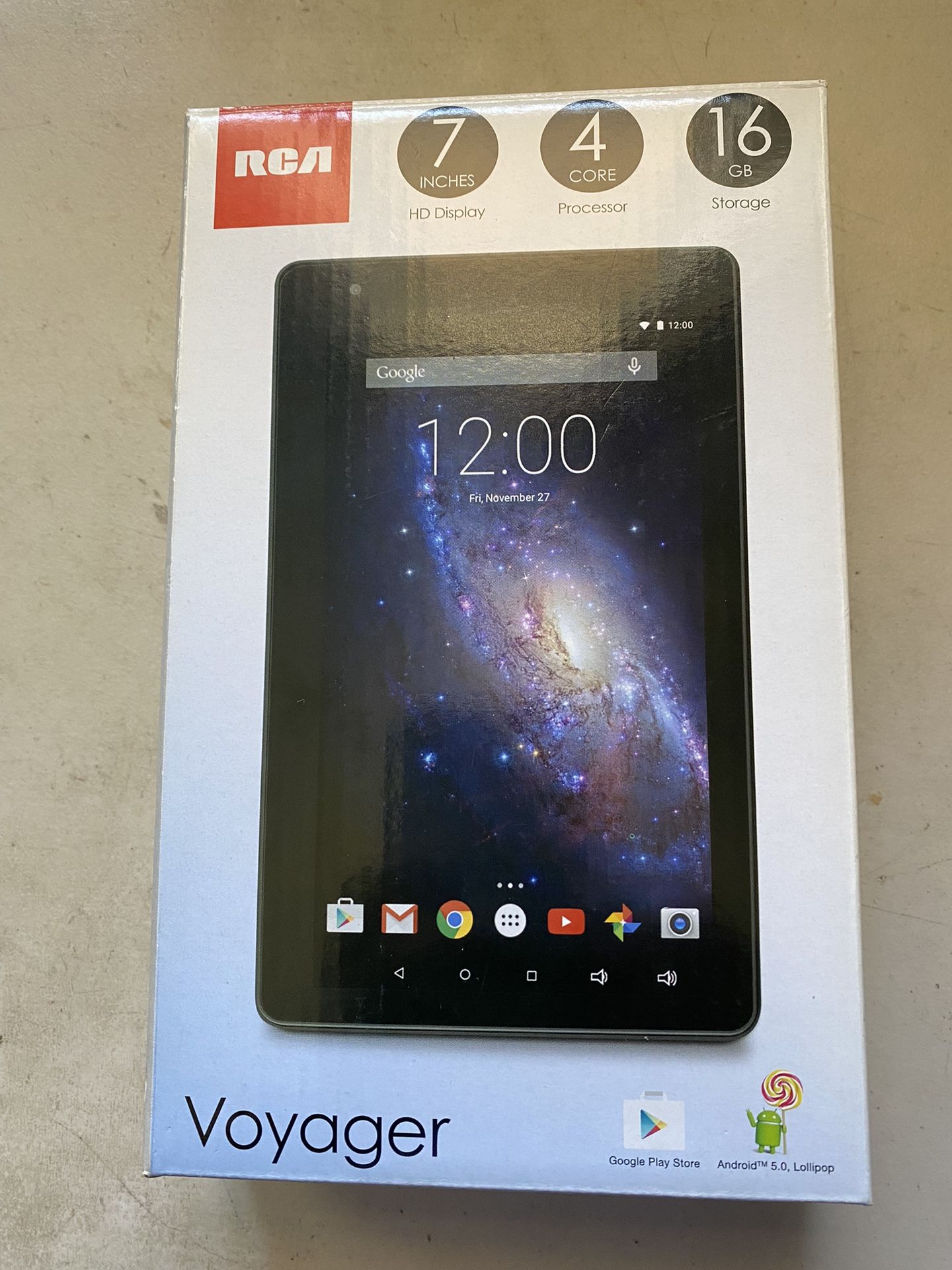 RCA Voyager 7” Android Tablet 16GB