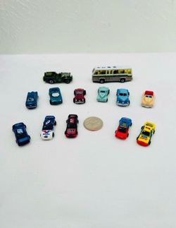 Galoob LGT Micro-Machines & Nascar Imperial Mini Wheel Flyers Lot Of 13