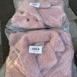 New. Girls Pink Coat. Size 2-3-4-5-6t.  $30 Each. 