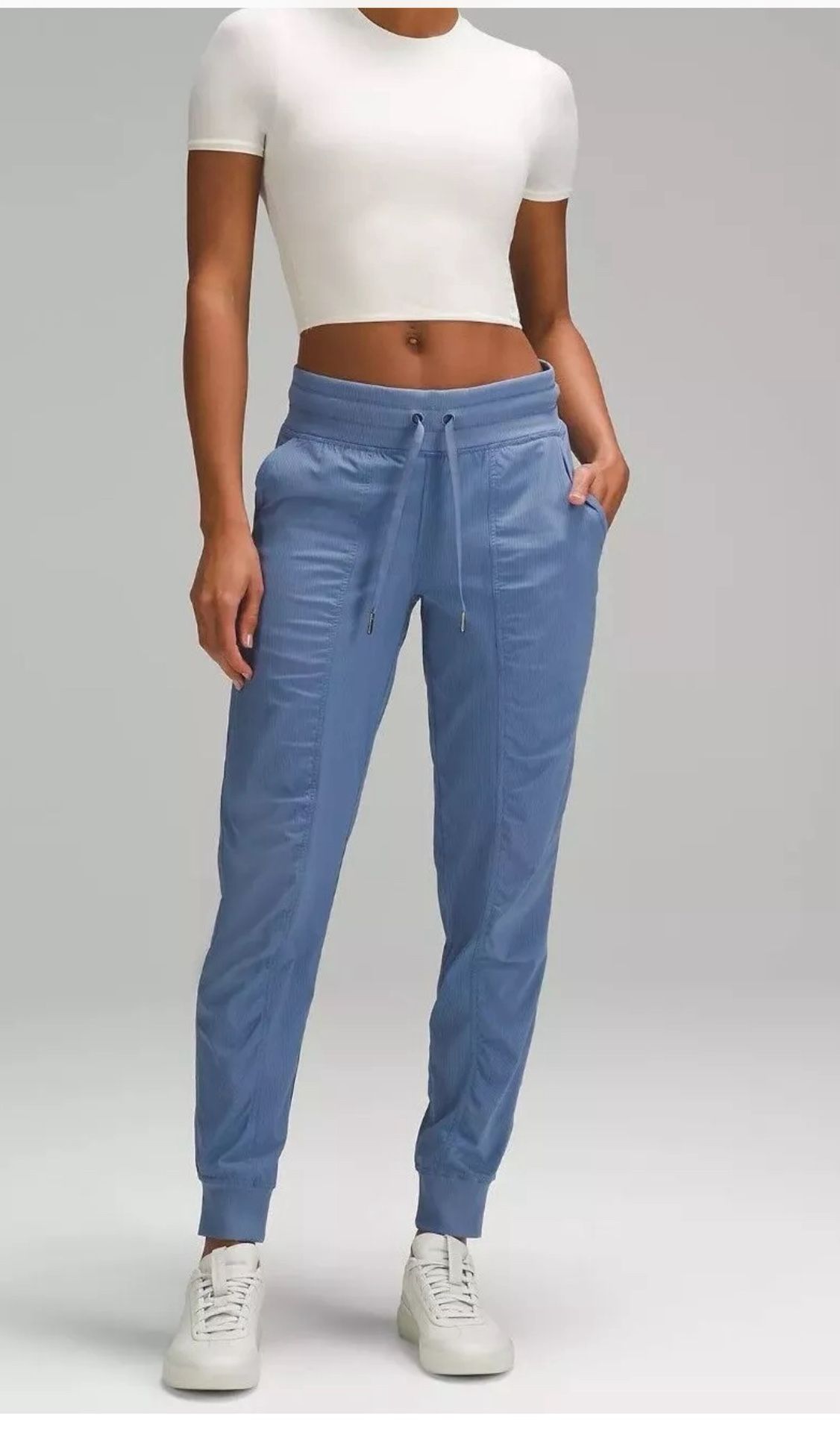 Women Lululemon Mid-Rise Jogger Full Length Oasis Blue Size 4 Barely worn