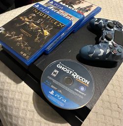 PS4 Console Bundle with Controller and Games
