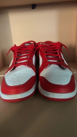 Red nike dunks