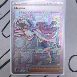 Pokémon Miriam Special Illustration Rare Trainer Full Art Holo SV01 251/198