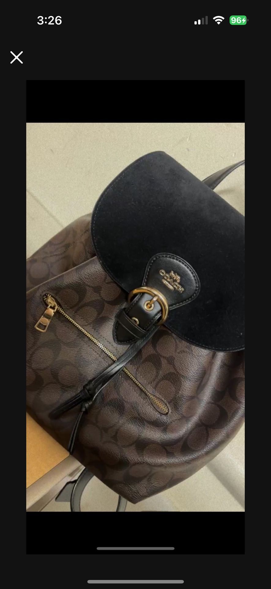 Coach Backpack