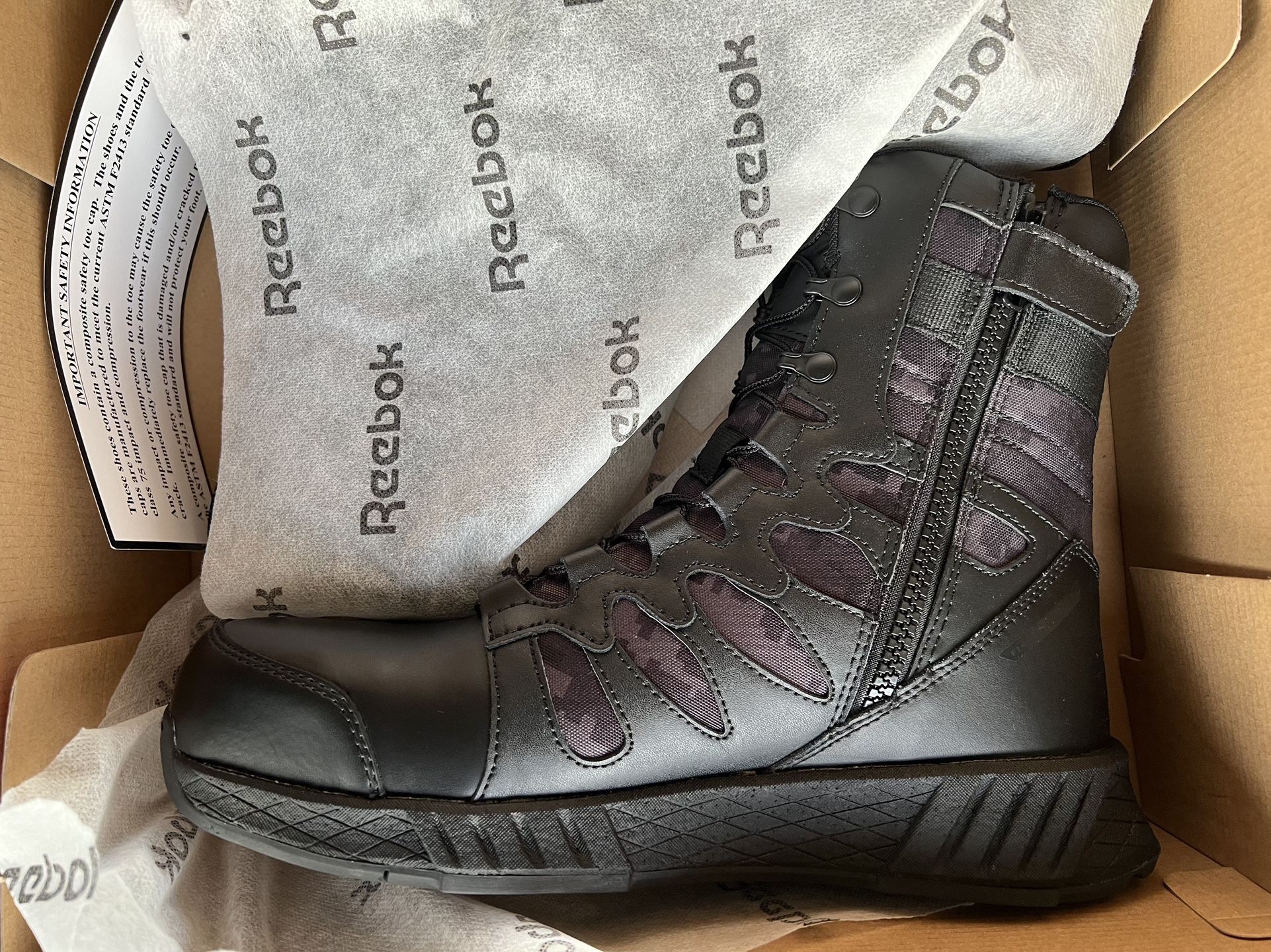 Reebok Tactical Work Boots Steel Toe Size 13