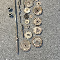 Olympic vintage weight set - OBO