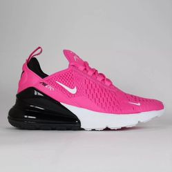 NIKE MAX 270 (GS) LASER FUCHSIA PINK-WHITE SZ 7Y-WOMENS SZ 8.5 [943345-602]
Brand new with box no lid
100 percent authentic 