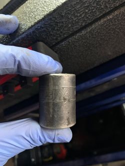 Snap on 1/2 drive 3/4 size