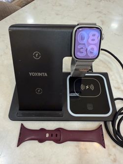 Apple Watch Series 8 41mm GPS Silver Aluminum Good Condition