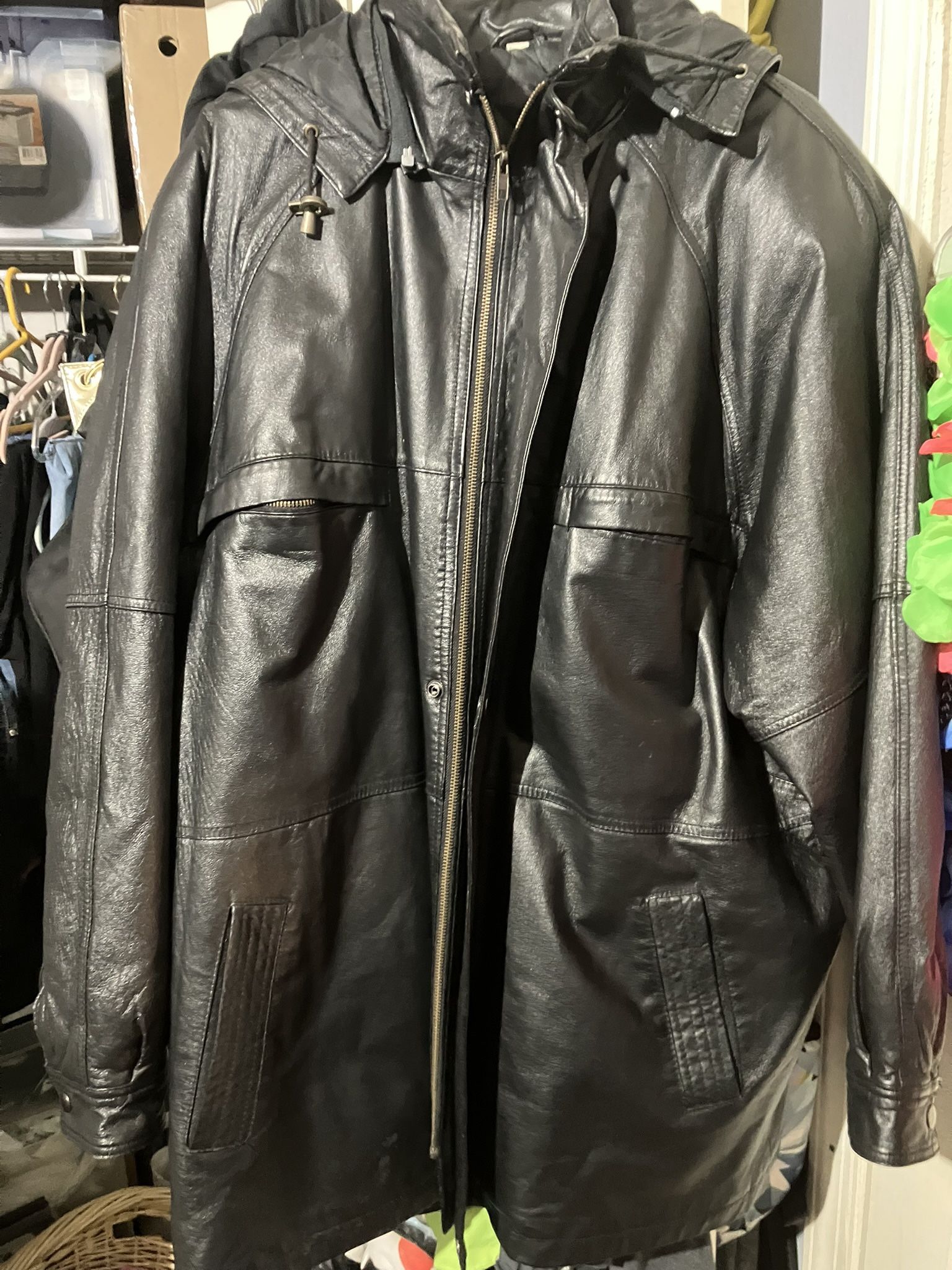 Jv Bad Boys Leather Jacket Size Large
