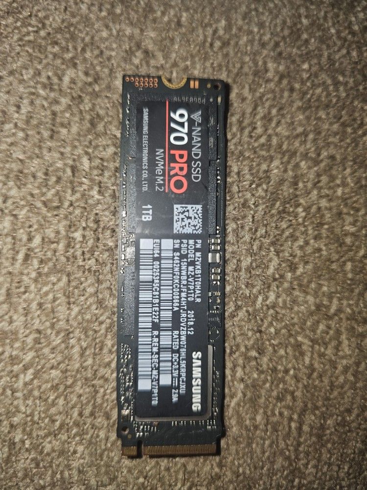 Samsung 970 Pro 1TB SSD