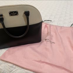 Kate Spade Hand Bag Black And Cream Colored With Storage Bag And iPhone 8 Plus Cellphone Case Kate Spade Pink  