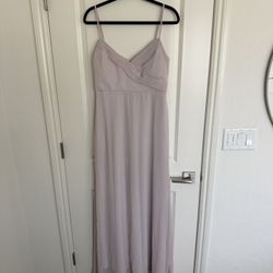 Birdie Grey Dusty Pink Chiffon Dress 