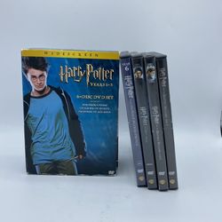 Lot Of 7 Harry Potter Years 1-3 DVD Set 6 Discs And Year 6 And Part 1&2